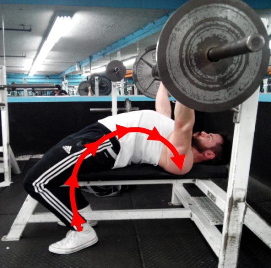 leg-drive-on-bench-press-weight-on-shoulder-blades